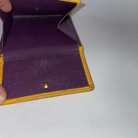 Louis Vuitton Epi Leather Compact Wallet Yellow - Picture 5 of 11